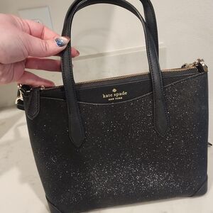 Kate Spade Black Sparkle Satchel